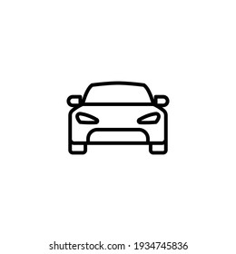 Multiple car icon. Car park symbol isolated