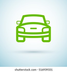 car front line icon for web and app