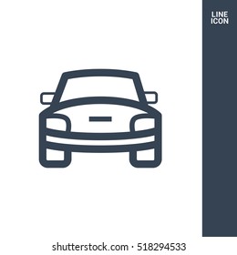 car front line icon for web and app