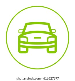 car front line vector icon