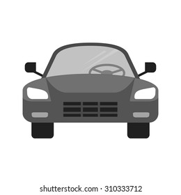 Car, front, luxury icon vector image. Can also be used for transport, transportation and travel. Suitable for mobile apps, web apps and print media. 