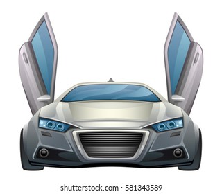 Car front view 