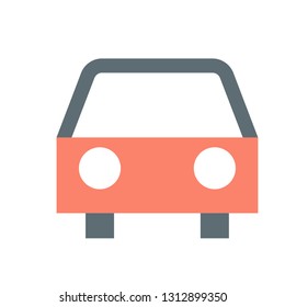 Car front view icon 