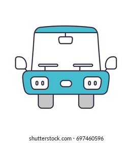 Car front view icon
