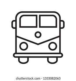 Car front view icon on transparent background - Vector