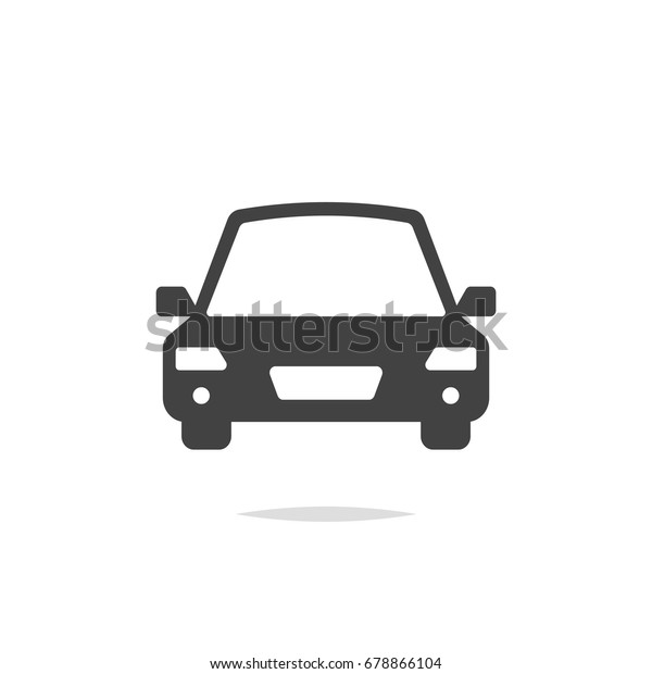 Car front view icon
vector