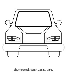 Car front view vehicle