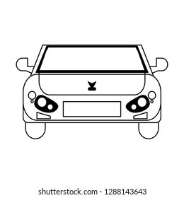 Car front view vehicle