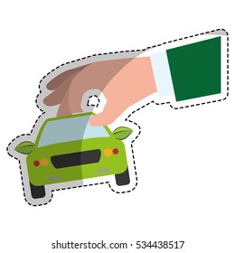 car frontview icon image vector illustration design 