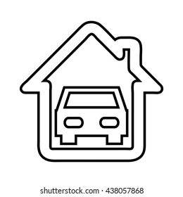 car in the garage design 