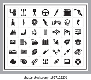 car garage equipment vector icon 