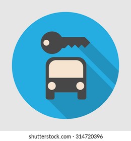 Car garage icon