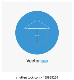 Car garage icon