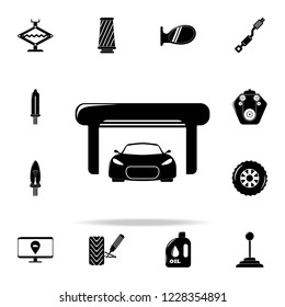 car in the garage icon. Cars service and repair parts icons universal set for web and mobile