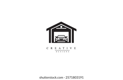 Car garage icon vector design
