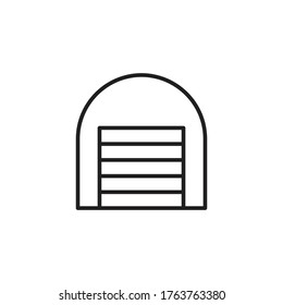 car garage icon vector sign symbol