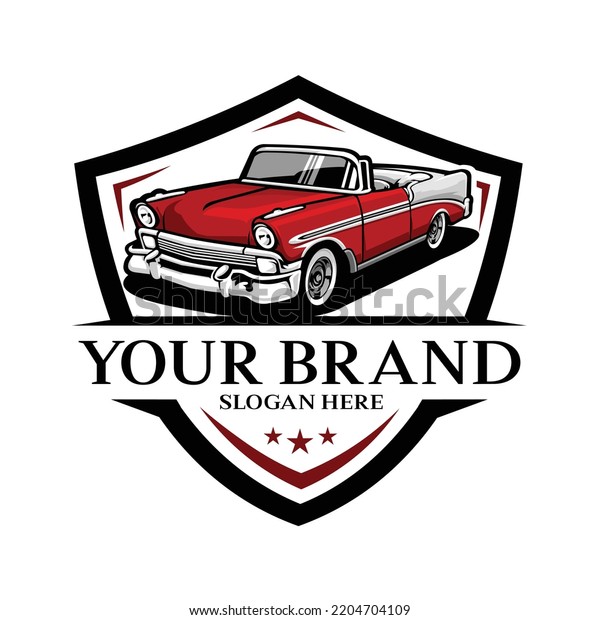 Car Garage Mechanic Dealership Concept Ready\
Made Logo Vector Isolated