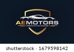 Car Garage Premium Concept Logo Design