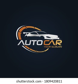 Car Garage Premium Concept Logo Design