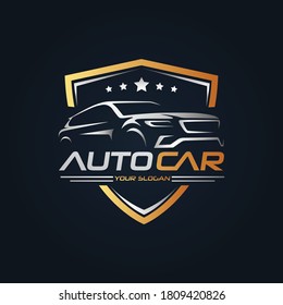 Car Garage Premium Concept Logo Design