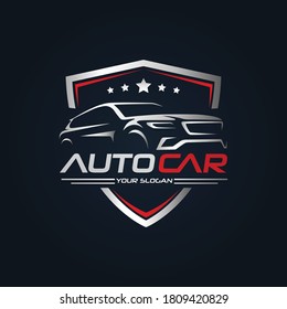 Car Garage Premium Concept Logo Design