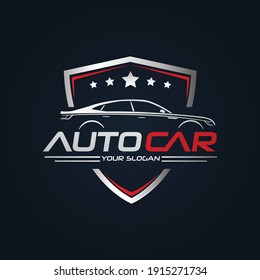 Car Garage Premium Concept Logo Design