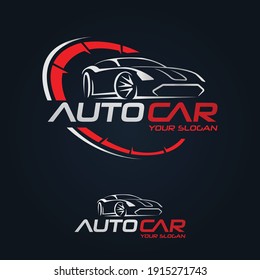 Car Garage Premium Concept Logo Design