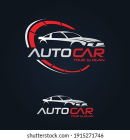 Car Garage Premium Concept Logo Design