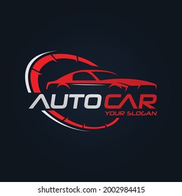 Diseño del logotipo de diseño de logotipo de diseño de diseño de diseño de logotipo de autocar Garage Premium