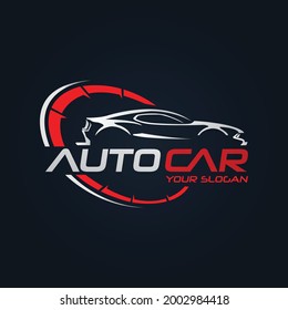 Car Garage Premium Concept Logo Design