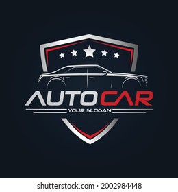 Car Garage Premium Concept Logo Design