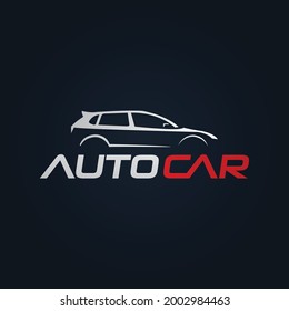 Car Garage Premium Concept Logo Design