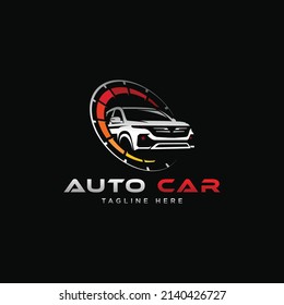 Car Garage Premium Concept Logo Design, vector illustration