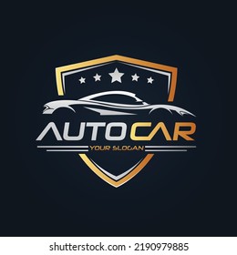 Car Garage Premium Concept Logo Design Stock Vector (Royalty Free ...