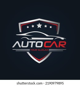 Car Garage Premium Concept Logo Design