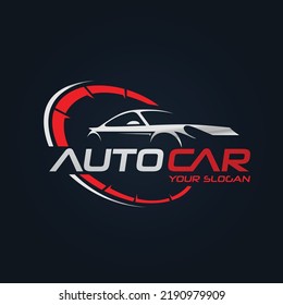 Car Garage Premium Concept Logo Design