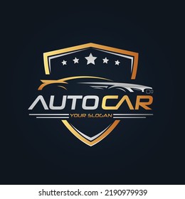 Diseño del logotipo de diseño de logotipo de diseño de diseño de diseño de logotipo de autocar Garage Premium