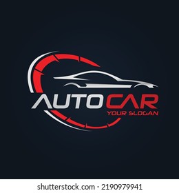 Diseño del logotipo de diseño de logotipo de diseño de diseño de diseño de logotipo de autocar Garage Premium