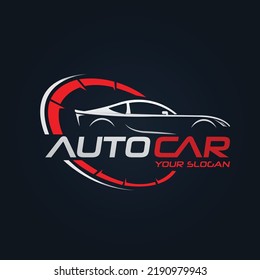 Car Garage Premium Concept Logo Design