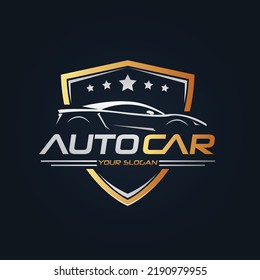 Car Garage Premium Concept Logo Design