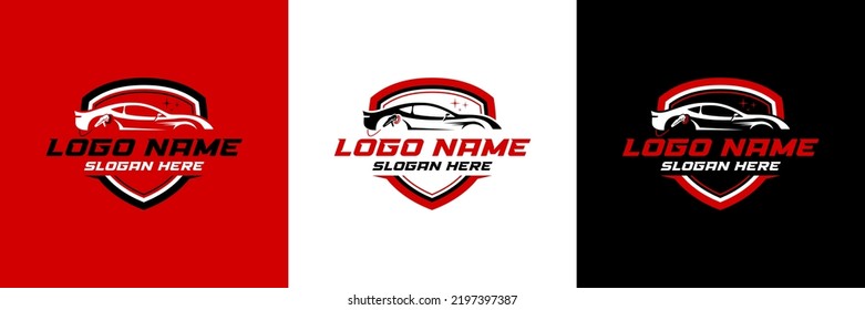 Car Garage Premium Concept Logo Design