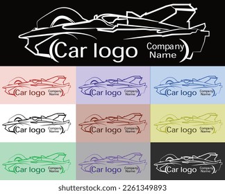Car Garage Premium Concept Logo Design