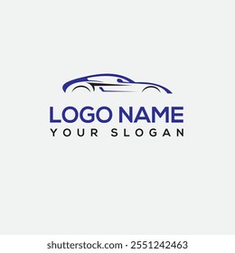 Car Garage Premium Concept Logo Design vector car logo icon car silhouette logo design, modern and simple concept Car Line Logo Vector 