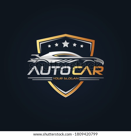 Car Garage Premium Concept Logo Design
