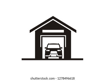 car garage simple icon