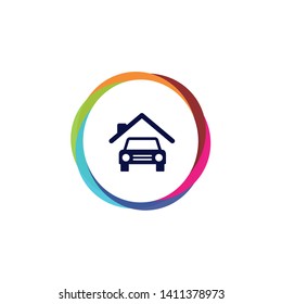 Car Garage - Vector App Icon