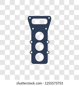 car gasket icon. Trendy car gasket logo concept on transparent background from car parts collection