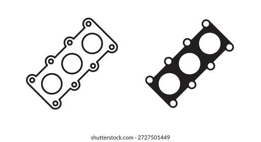 Auto Dichtung Symbol für Web und App. Vektorgrafik eps