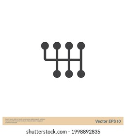 car gear icon vector illustration logo template