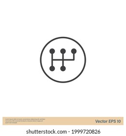 car gear icon vector illustration logo template